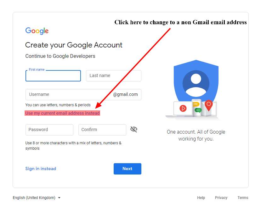 Create An Account